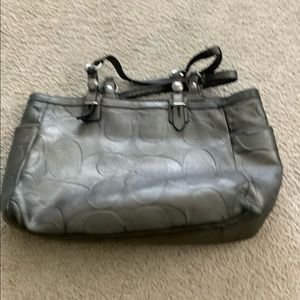 Grey Coach Bag